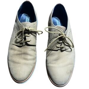 Johnson & Murphy men's leather derby shoes in tan size 9 medium
